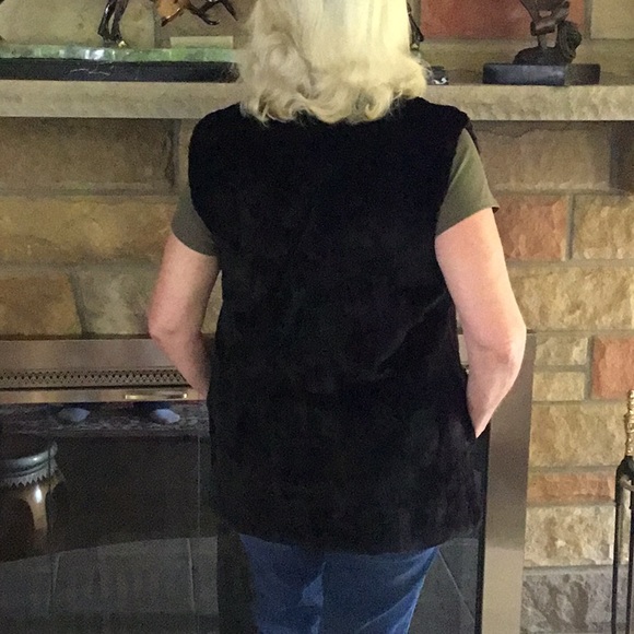 Reversible Mink Vest 27” long-pit to pit 20” hem45 - Picture 4 of 11